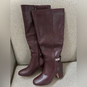 NEW in box JustFab Piya Block Healed Boot